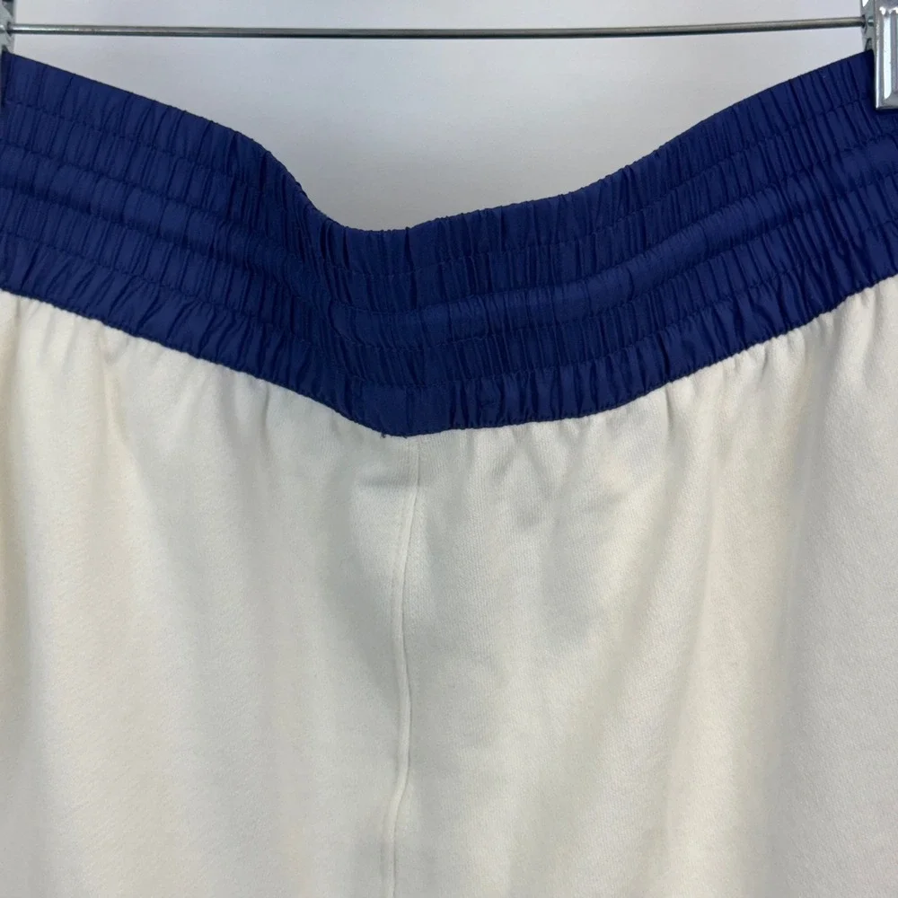 Polo Ralph Lauren Mens White Navy Blue American Flag Sweat Shorts L NWT